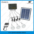 Mini Home Solar Panel System mit 11V 4W Solarpanel und USB Ladegerät